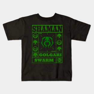 Golgari Swarm | Shaman | MTG Guild Black on Green Design Kids T-Shirt